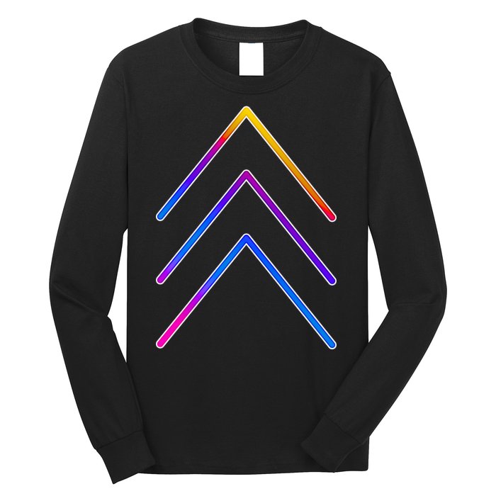 Support Down Syndrome 3 Arrows Long Sleeve Shirt