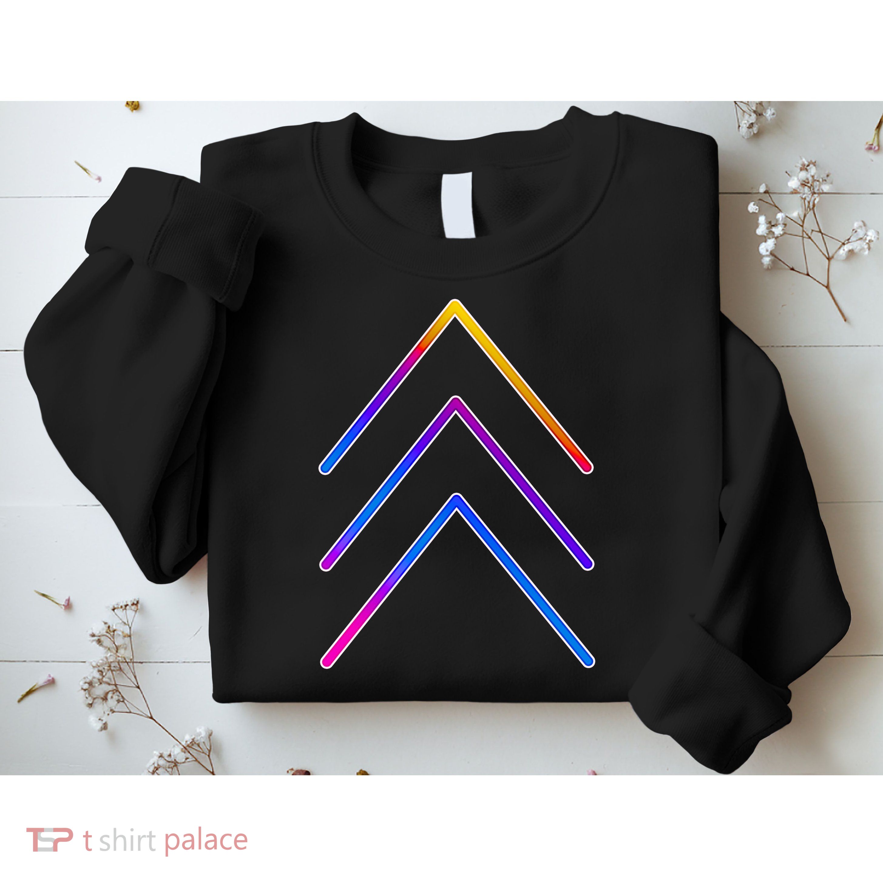 Support Down Syndrome 3 Arrows Sweatshirt