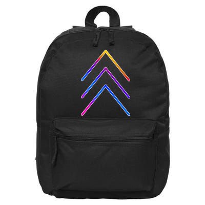 Support Down Syndrome 3 Arrows 16 in Basic Backpack