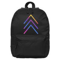 Support Down Syndrome 3 Arrows 16 in Basic Backpack