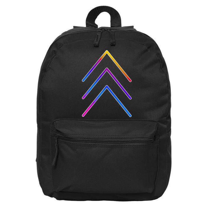 Support Down Syndrome 3 Arrows 16 in Basic Backpack
