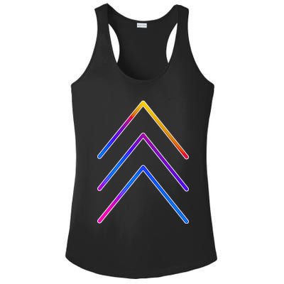 Support Down Syndrome 3 Arrows Ladies PosiCharge Competitor Racerback Tank
