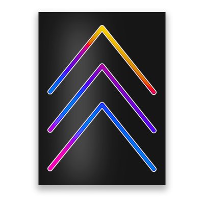 Support Down Syndrome 3 Arrows Poster