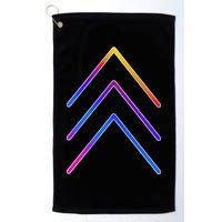 Support Down Syndrome 3 Arrows Golf Towel