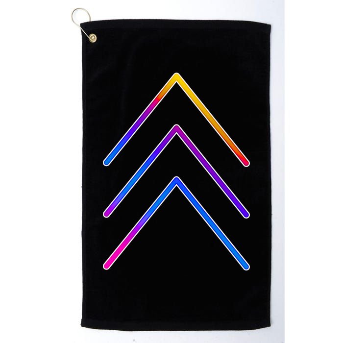 Support Down Syndrome 3 Arrows Golf Towel