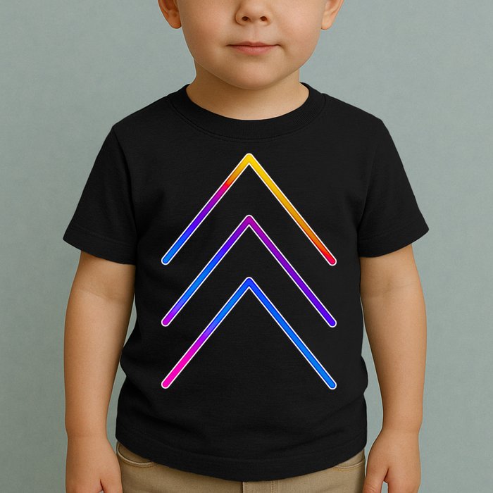 Support Down Syndrome 3 Arrows Toddler T-Shirt