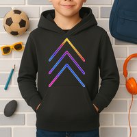 Support Down Syndrome 3 Arrows Kids Hoodie
