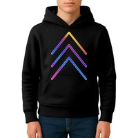 Support Down Syndrome 3 Arrows Kids Hoodie