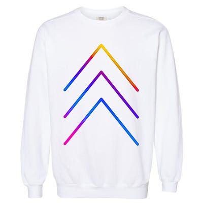 Support Down Syndrome 3 Arrows Garment-Dyed Sweatshirt