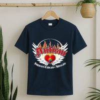 Support Educate Advocate - Autism Flames T-Shirt