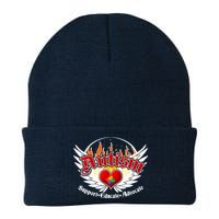 Support Educate Advocate - Autism Flames Knit Cap Winter Beanie