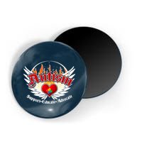 Support Educate Advocate - Autism Flames Magnet
