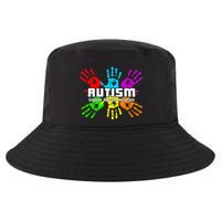 Support Educate Advocate Autism Handprint Cool Comfort Performance Bucket Hat