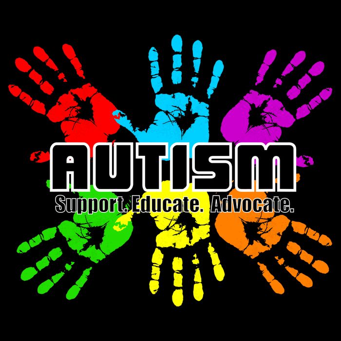 Support Educate Advocate Autism Handprint Mug