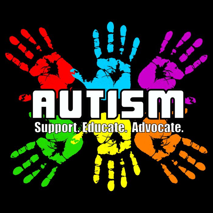Support Educate Advocate Autism Handprint Flatbill Hat