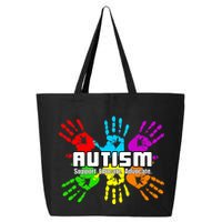 Support Educate Advocate Autism Handprint 25L Jumbo Tote