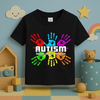 Support Educate Advocate Autism Handprint Toddler T-Shirt