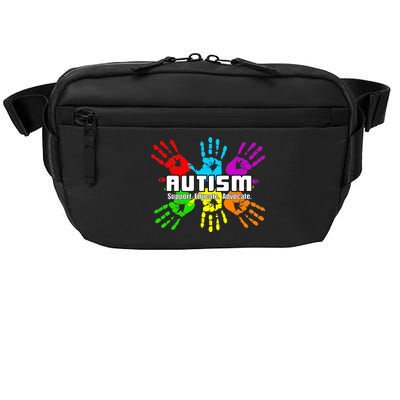 Support Educate Advocate Autism Handprint Crossbody Pack