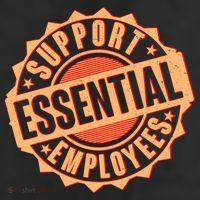 Support Essential Employees Adult Drive Performance Visor