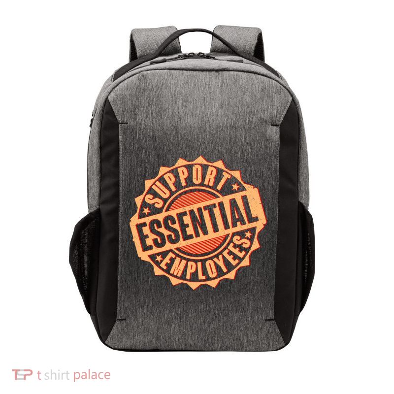 Support Essential Employees Vector Backpack