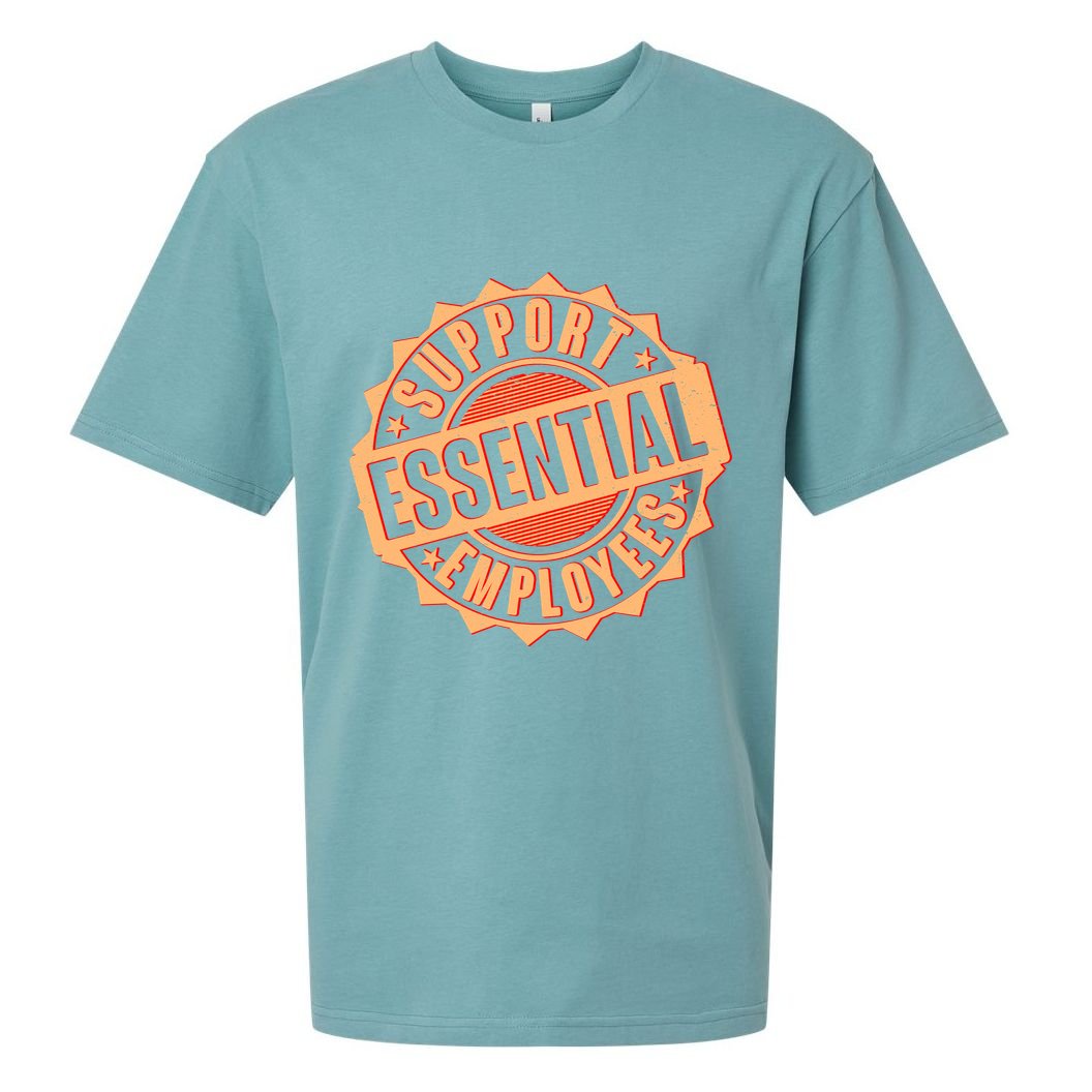 Support Essential Employees Sueded Cloud Jersey T-Shirt