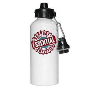 Support Essential Employees Aluminum Water Bottle