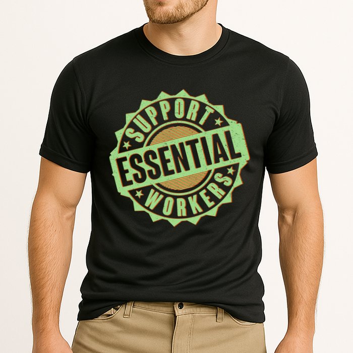 Support Essential Workers Performance Shirt