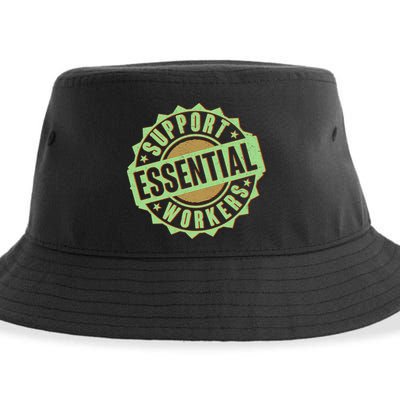 Support Essential Workers Sustainable Bucket Hat