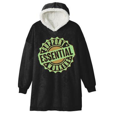 Support Essential Workers Hooded Wearable Blanket