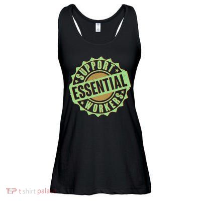 Support Essential Workers Ladies Essential Flowy Tank