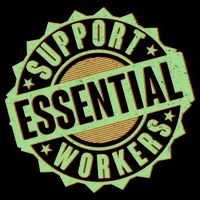 Support Essential Workers Mousepad