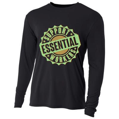 Support Essential Workers Cooling Performance Long Sleeve Crew