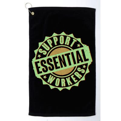 Support Essential Workers Golf Towel