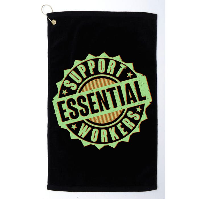 Support Essential Workers Golf Towel