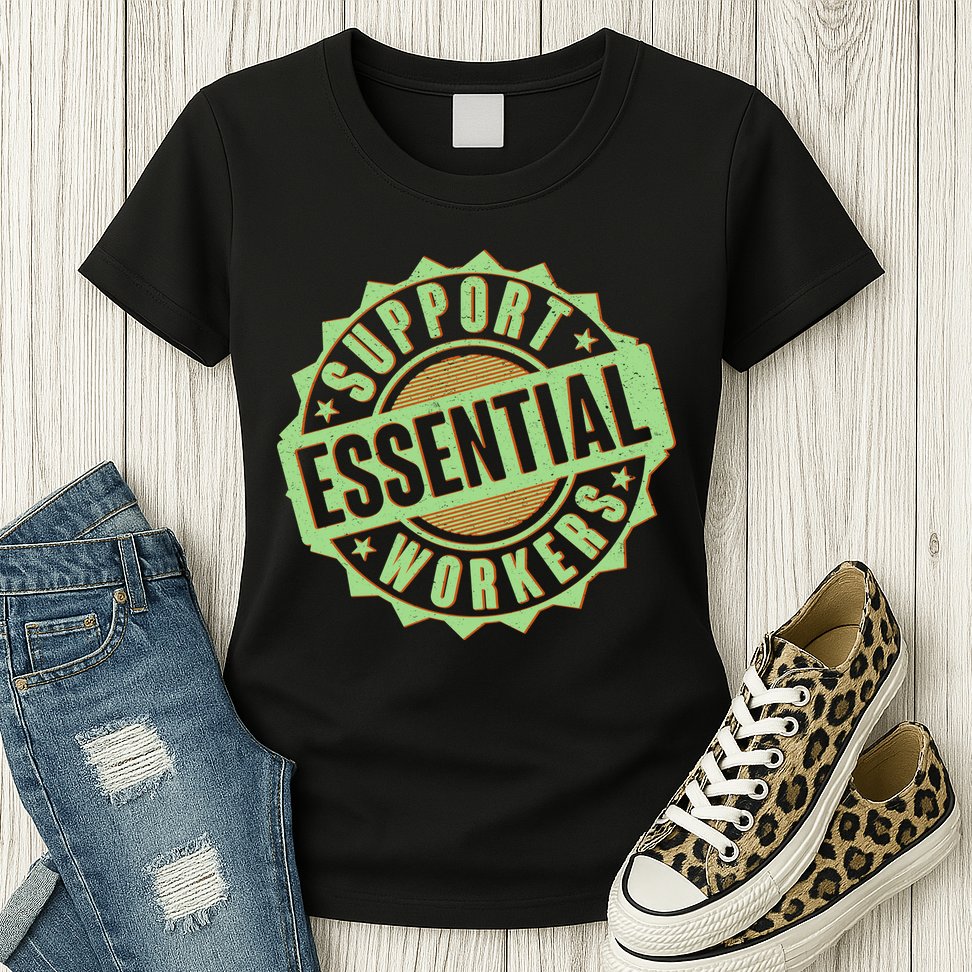 Support Essential Workers Womens T-Shirt