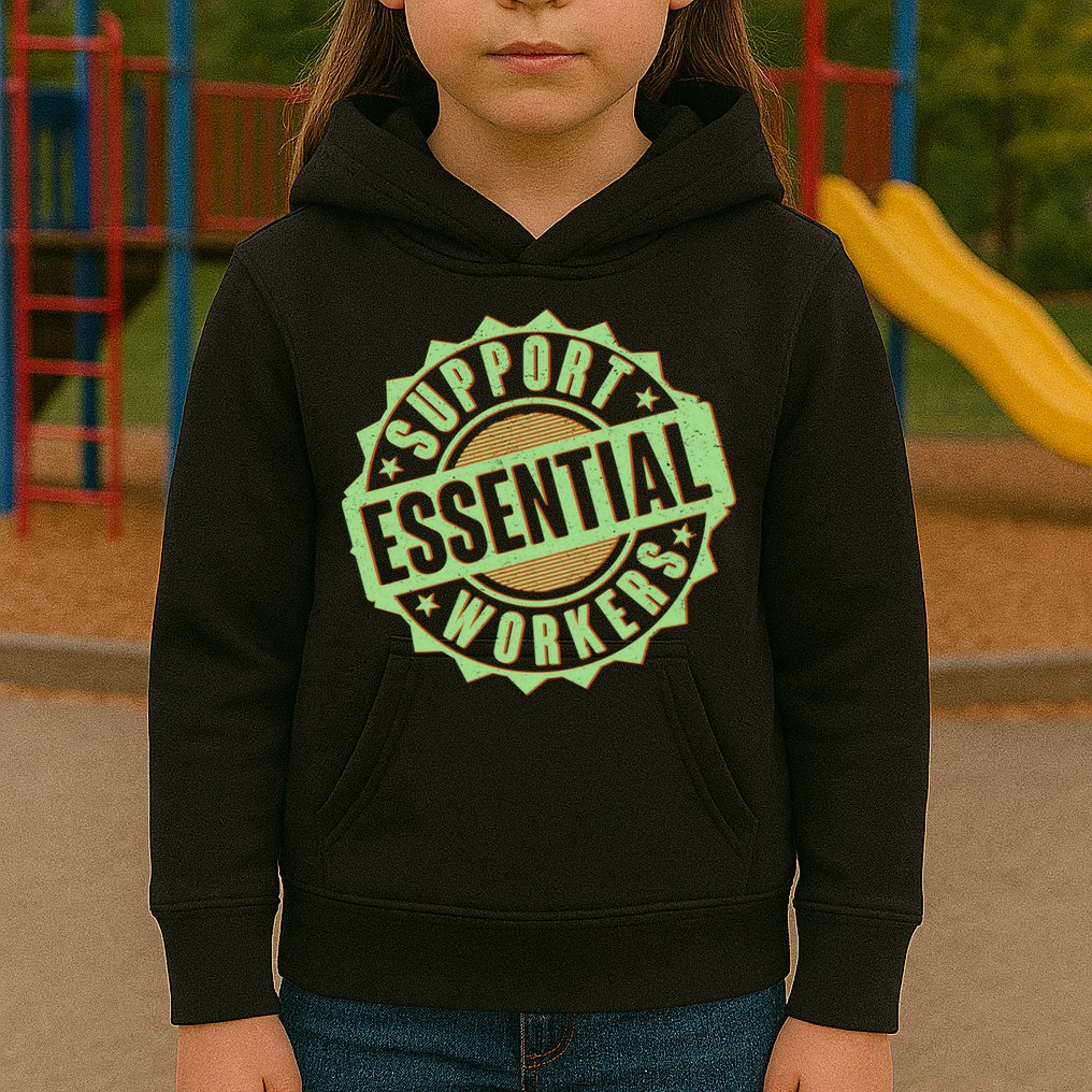 Support Essential Workers Kids Hoodie