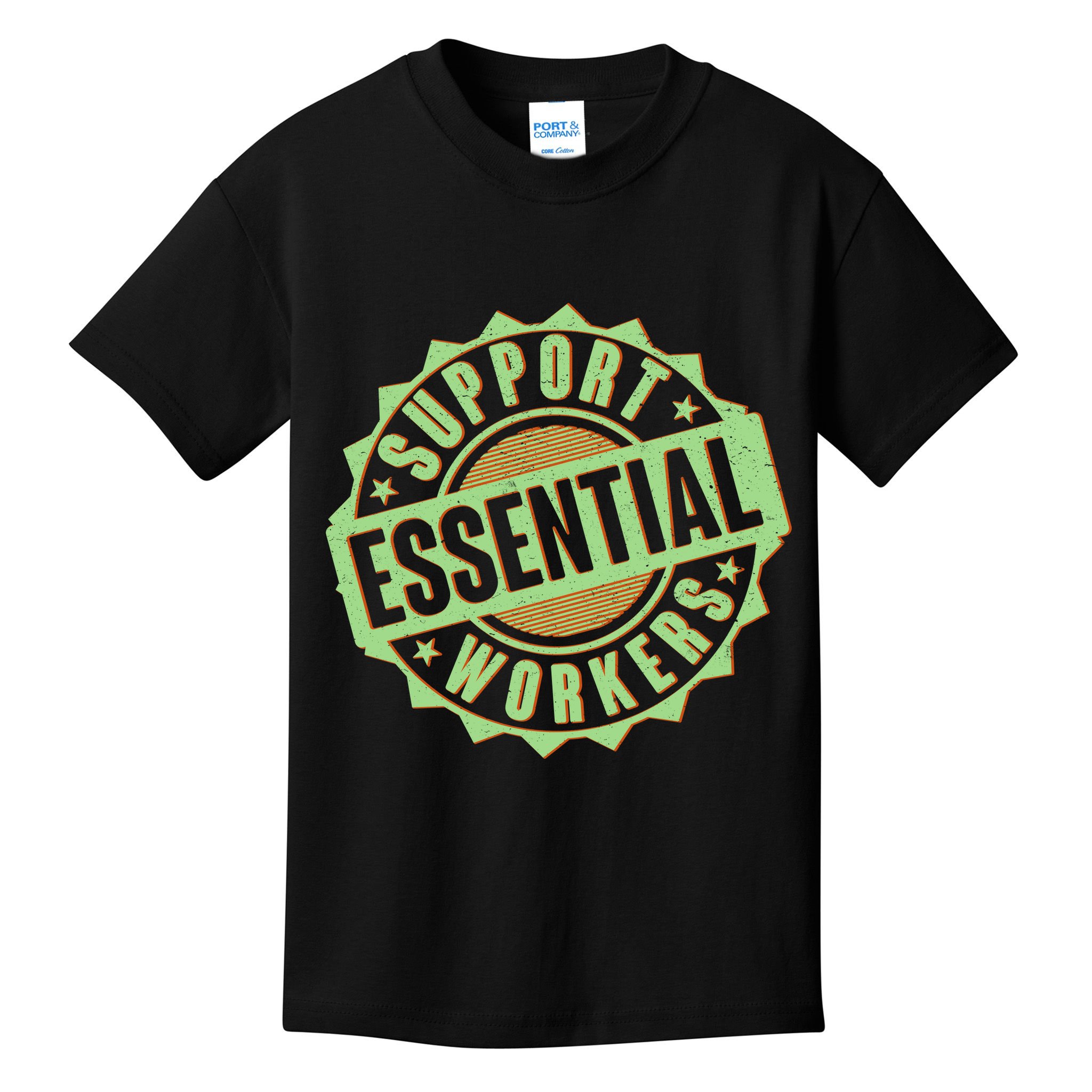 Support Essential Workers Kids T-Shirt