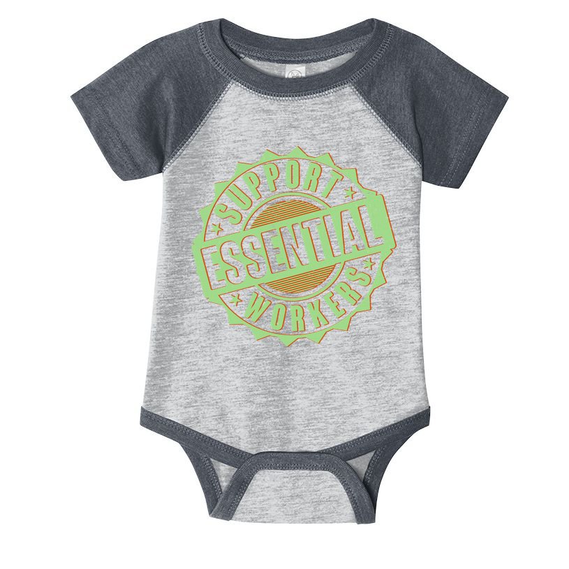 Support Essential Workers Infant Baby Jersey Bodysuit