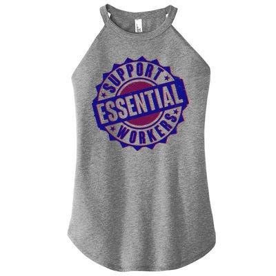 Support Essential Workers Women’s Perfect Tri Rocker Tank