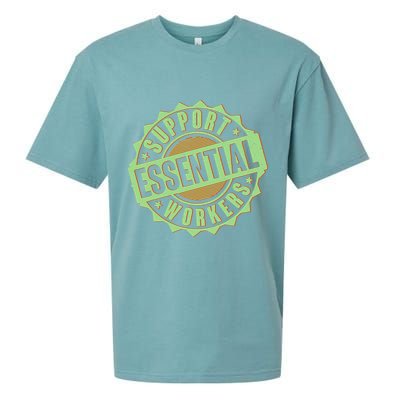 Support Essential Workers Sueded Cloud Jersey T-Shirt