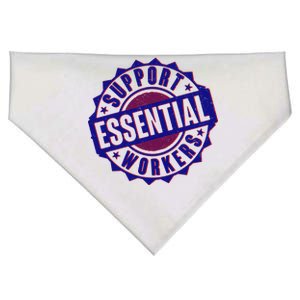 Support Essential Workers USA-Made Doggie Bandana