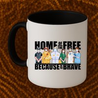 Support Frontline Workers Home Of The Free Mug