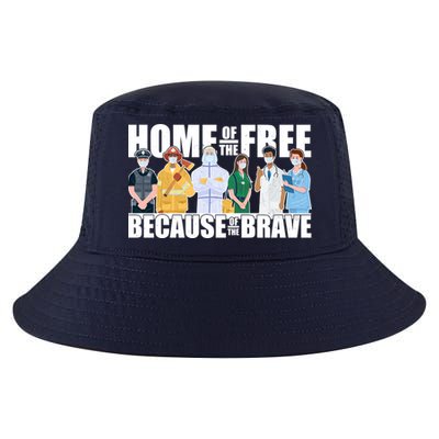 Support Frontline Workers Home Of The Free Cool Comfort Performance Bucket Hat