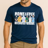 Support Frontline Workers Home Of The Free Performance Shirt