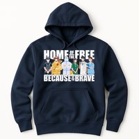 Support Frontline Workers Home Of The Free Hoodie