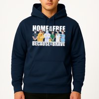 Support Frontline Workers Home Of The Free Hoodie