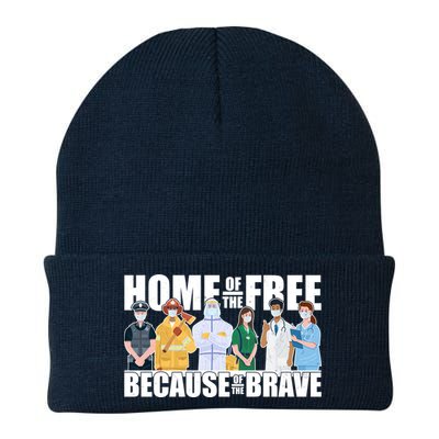 Support Frontline Workers Home Of The Free Beanie