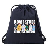 Support Frontline Workers Home Of The Free Drawstring Bag
