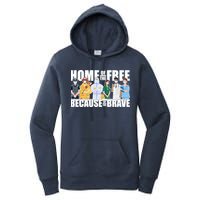 Support Frontline Workers Home Of The Free Women's Pullover Hoodie