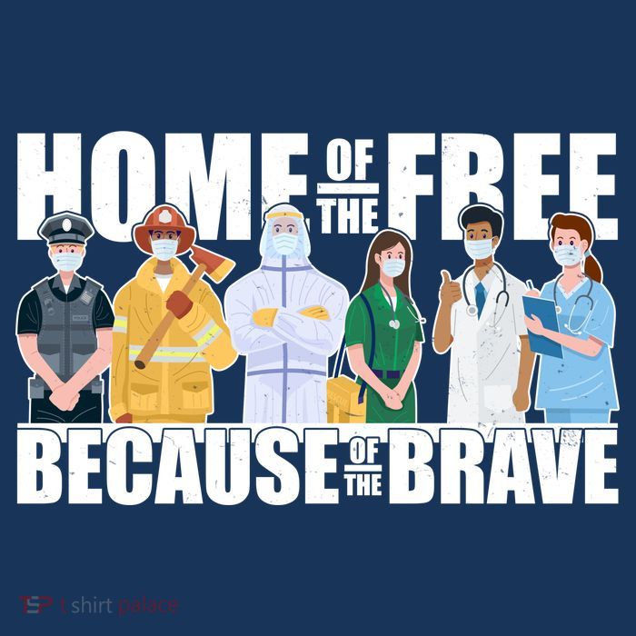 Support Frontline Workers Home Of The Free Sustainable Knit Beanie